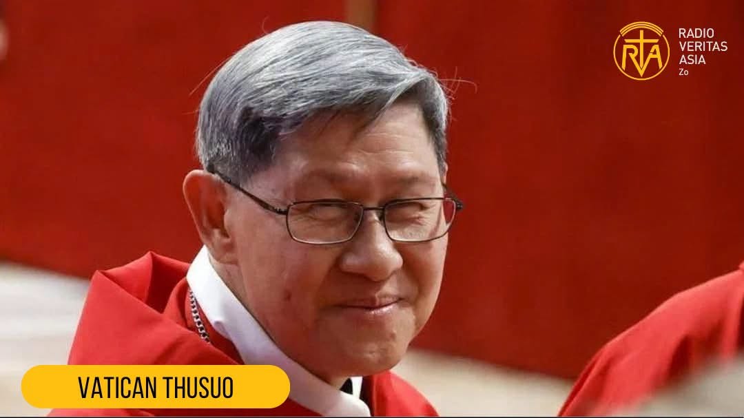 Dean of the collefe of Cardinals tha dingin Filipino Cardinal Luis Antonio Tagle telching in um.