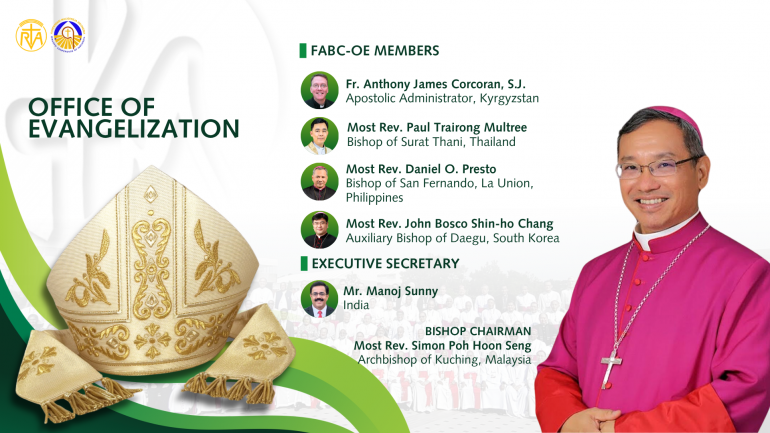 Archbishop Poh in Pawlpi kinepna khu Asia gam puma Catholic leh Pawlpi lamkaite hinkhuo zangin Khrist lainatna, kilemna leh damsahna itna khu akilang a, tami in khotang ah lemna leh muanna a umsah ahi, achi hi.