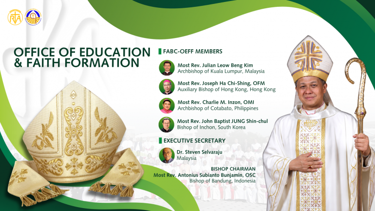 FABC Office of Education and Faith Formation(OEFF) in Asia gambuppi episcopal leadership, integral faith formation leh Catholic educational ministry te asupung zing ahi.
