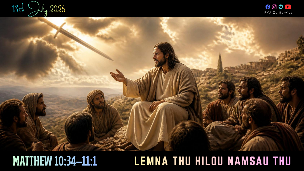 Matthew 10:34–11:1