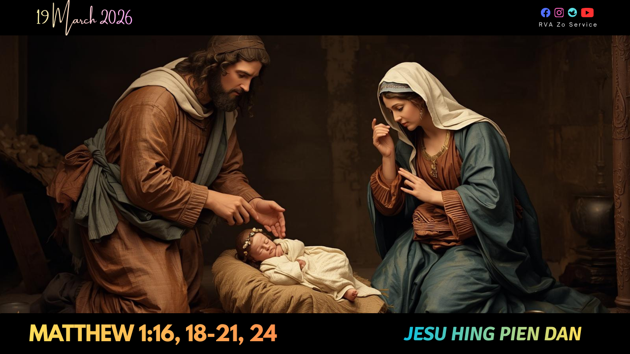 Matthew 1:16, 18-21, 24