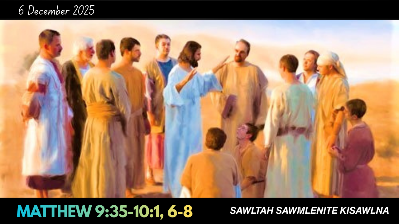 Matthew 9:35-10:1, 6-8