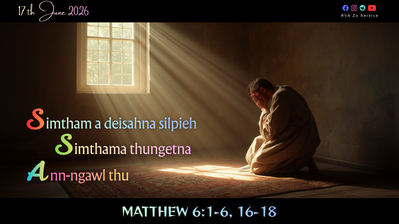 Matthew 6:1-6, 16-18