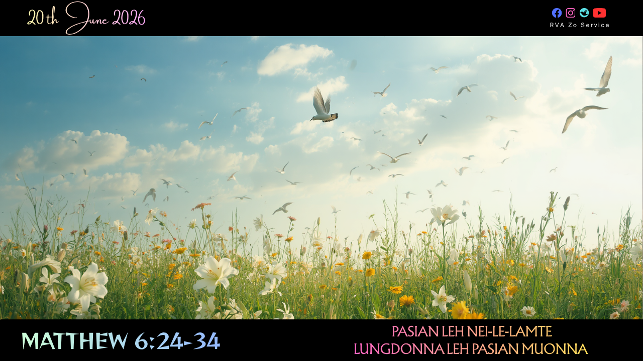 Matthew 6:24-34