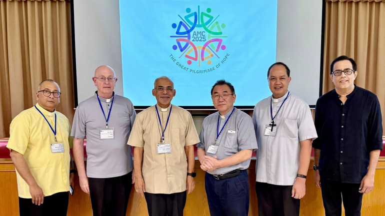 The FABC Central Committee’s annual meeting, March 12-13, 2025, at the Camillian Centre in Bangkok, Thailand. (Photo: Facebook: Isao Kikuchi)