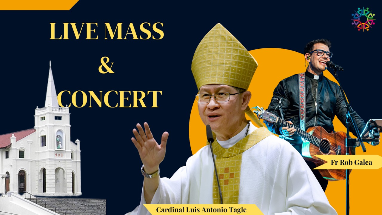 Pu Cardinal Tagle in ‘’Kinepna lienpi toh siengthou zinna” Khawmpi ni’n St. Anne’s Basilica ah Latna siengthou nei ding hi. 