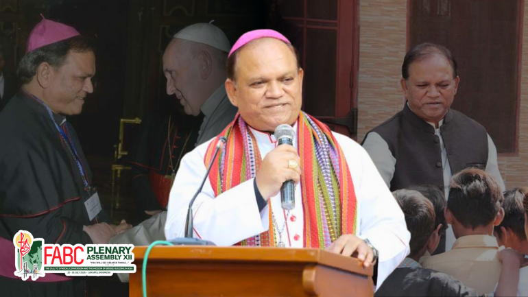 Zakhuo Zalenna, mihing dihna leh khotang lampia pan latu minthang tah Bishop Samson Shukardin in Kum 2015 apat in Diocese of Hyderabad ah Bishop na asem ta a, Pakistan Catholic Bishop Conference president ahi kia hi.