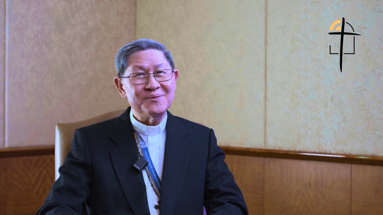 Cardinal Luis Antonio Tagle in " Midangte ahoina ahng ua hanthon pen silhoi ahi, adiah a Jesu theipitu hina ding in, " Chi'n gen.