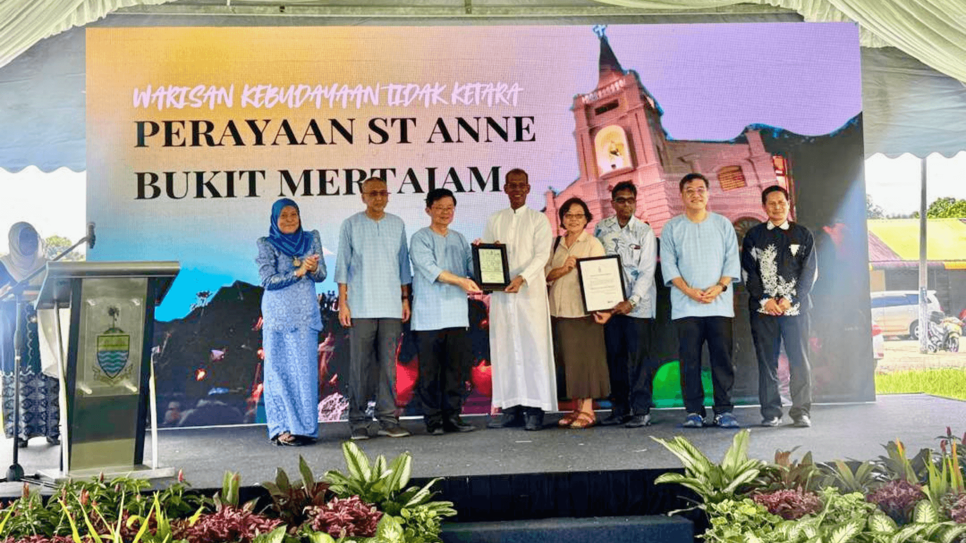 May 9, 2026-a Malaysia khawpui Kubang Semang a Penang State Heritage Declaration Ceremony kimanna ah official-te atel uhi. (Photo Credit: Penang Diocese)