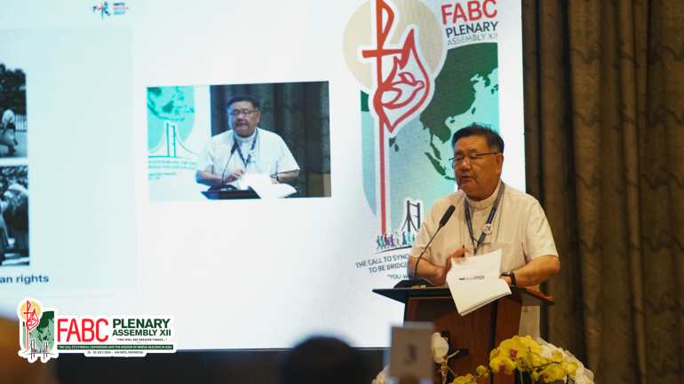 Auxiliary Bishop Paul Kyung Sang Lee in WYD Seoul 2027 orientation a 12 veina FABC Plenary Assembly July 23, 2026 in amapui hi.